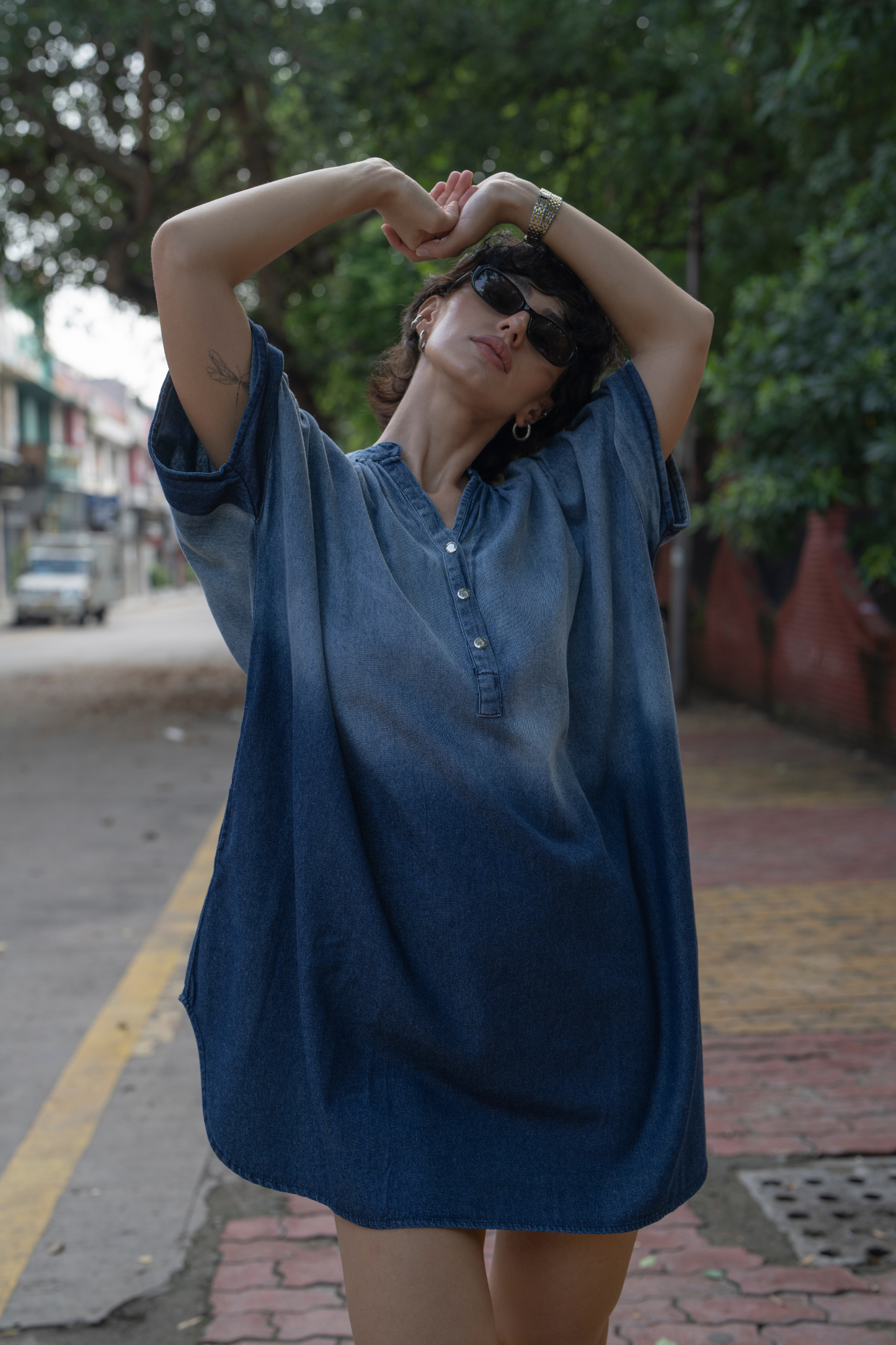 Lazy Denim Dress