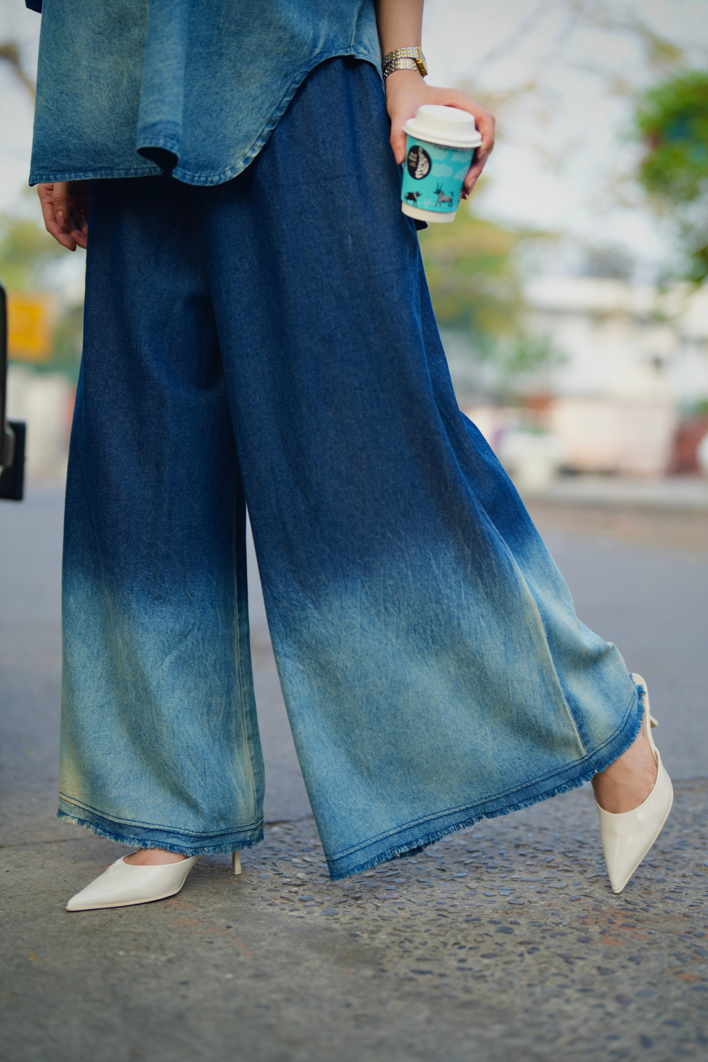 Lazy Denim Set - Blue