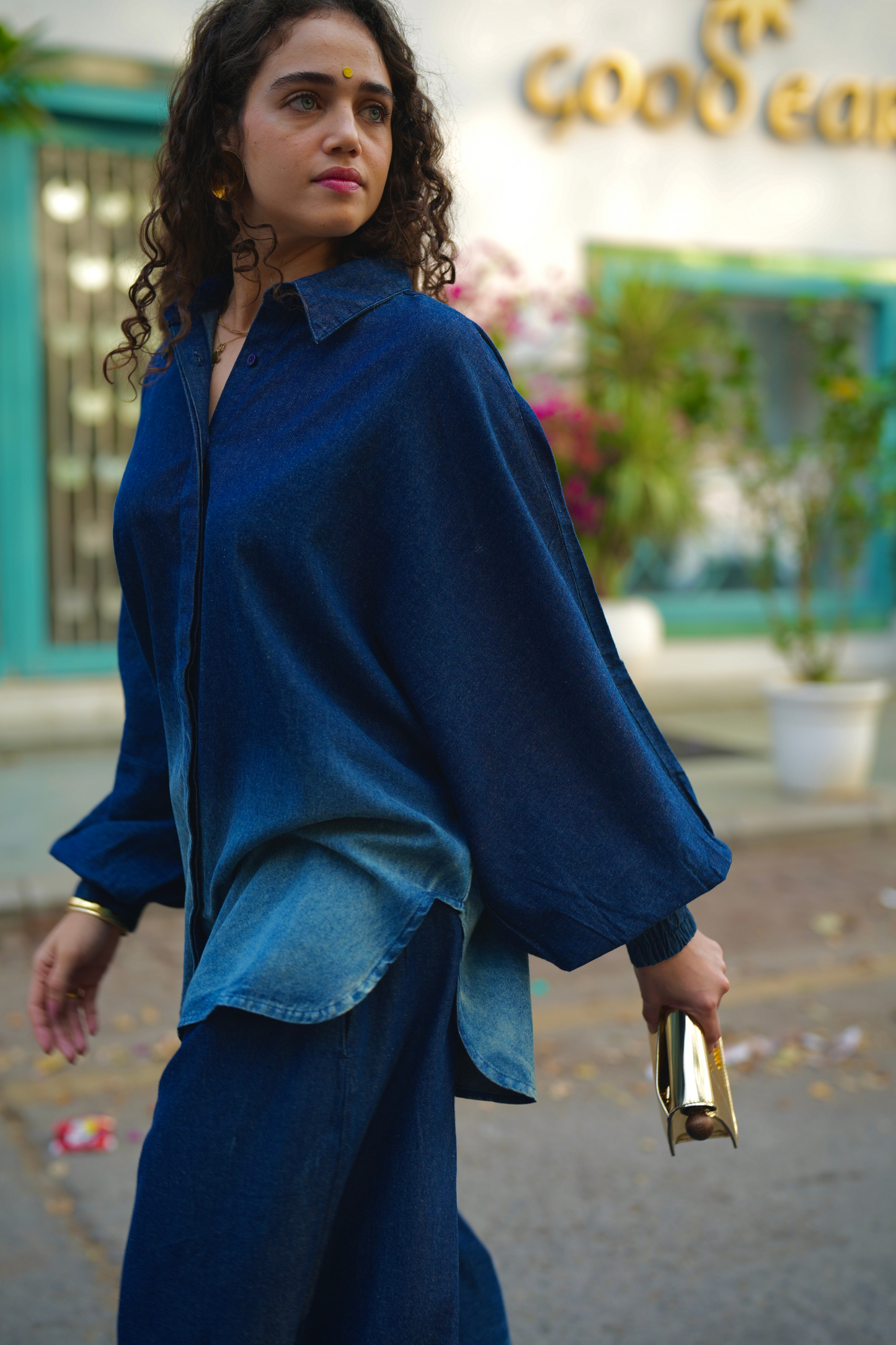 Lazy Denim Set - Blue