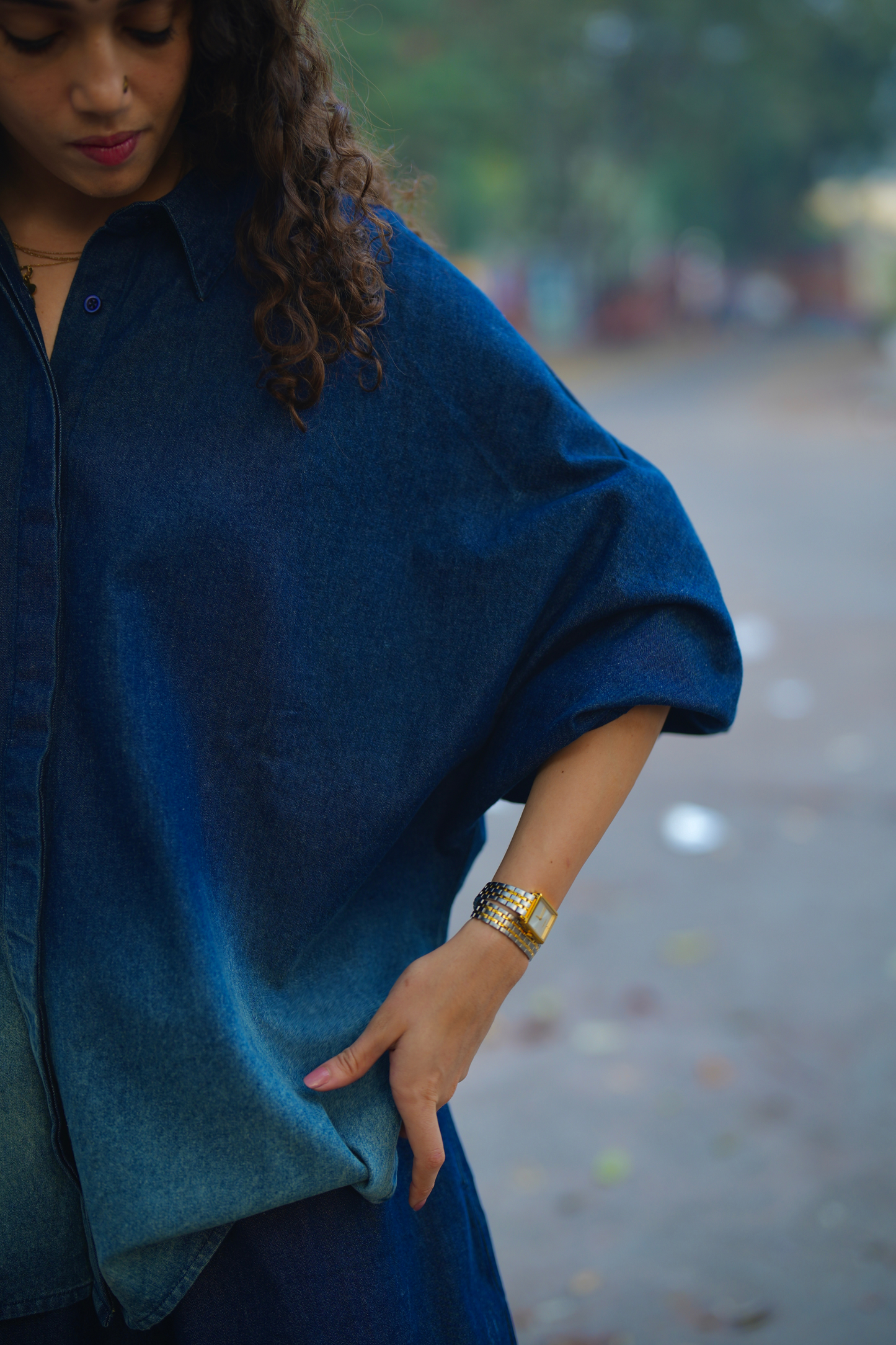 Lazy Denim Set - Blue