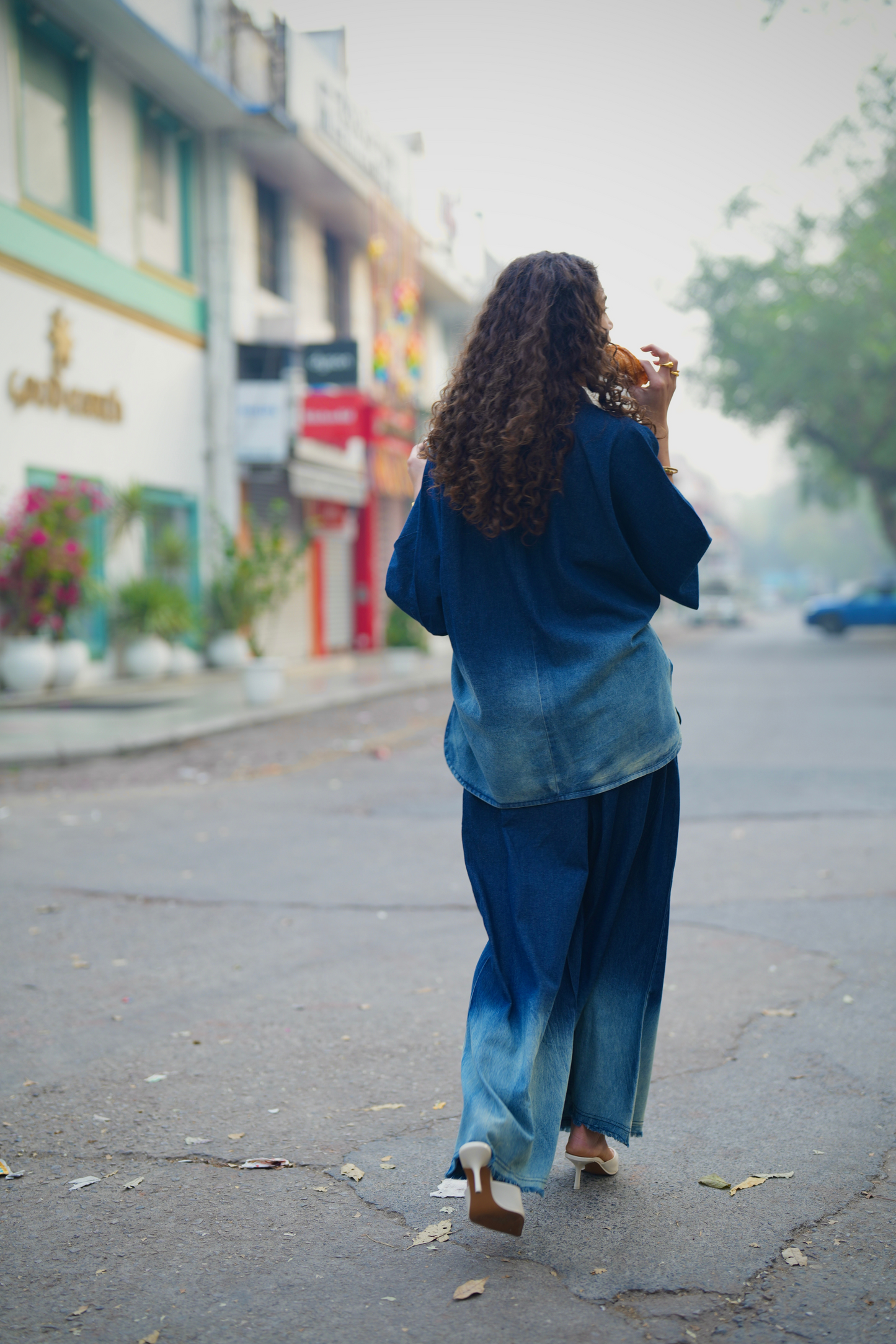 Lazy Denim Set - Blue