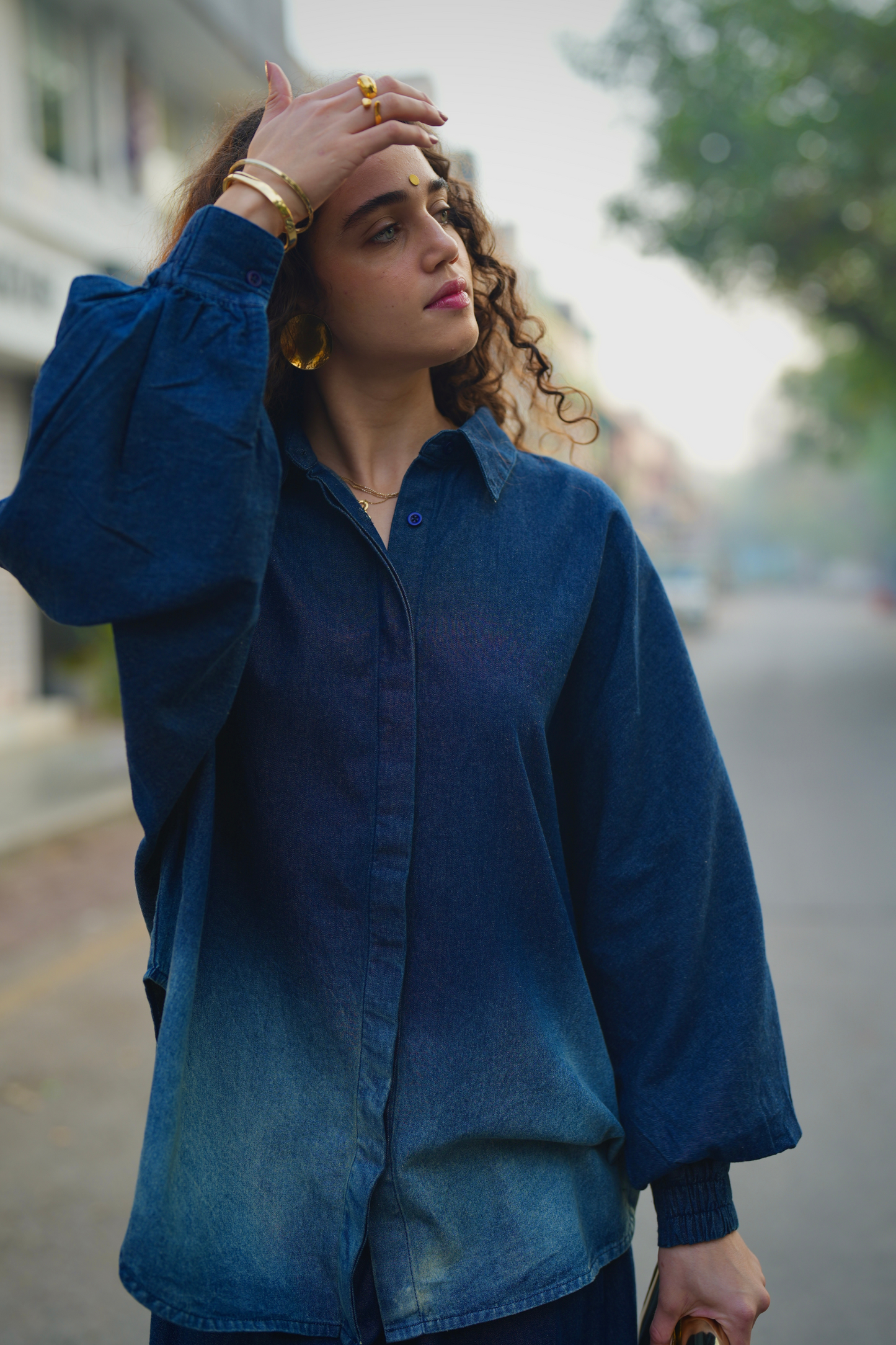 Lazy Denim Set - Blue