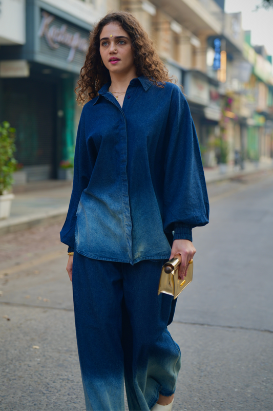 Lazy Denim Set - Blue